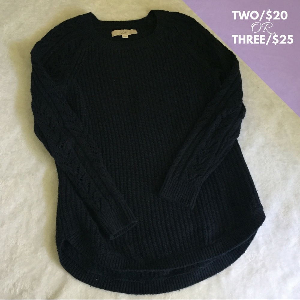LOFT Navy Sweater